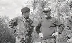 Major Birger Karlsson, kompanichef Ing 2, allmänt kallad "St