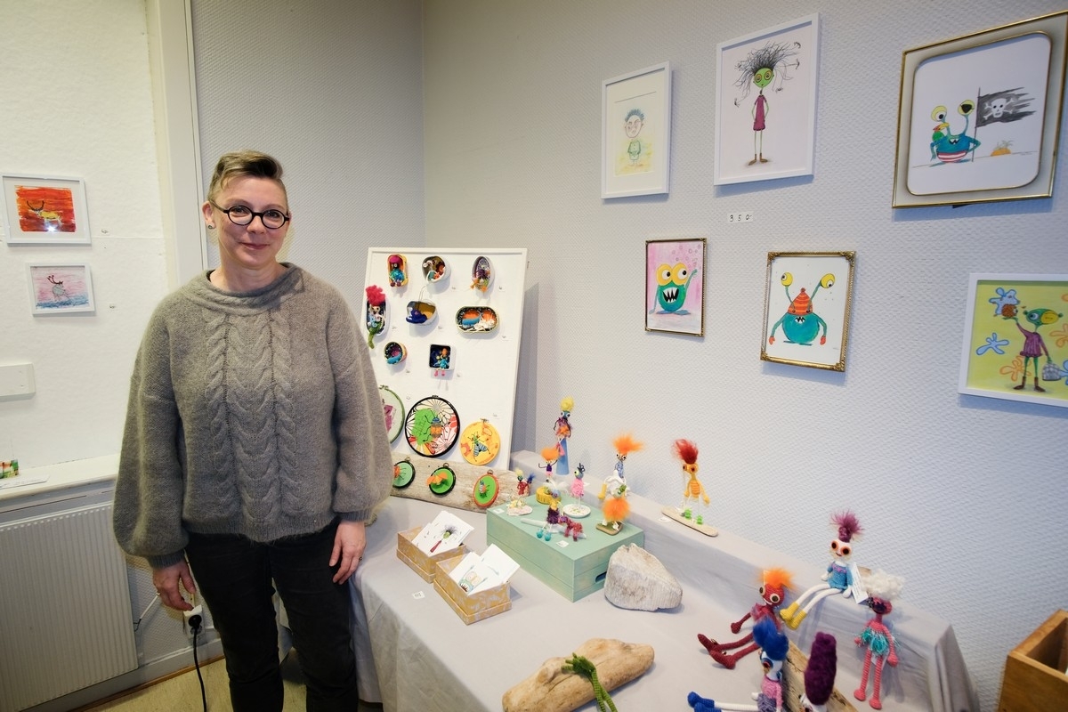Aktiviteter på Museum Nord - Narvik. Salg: Püppigurimi – Beate Bader. VU 2018. 15. mars 2018