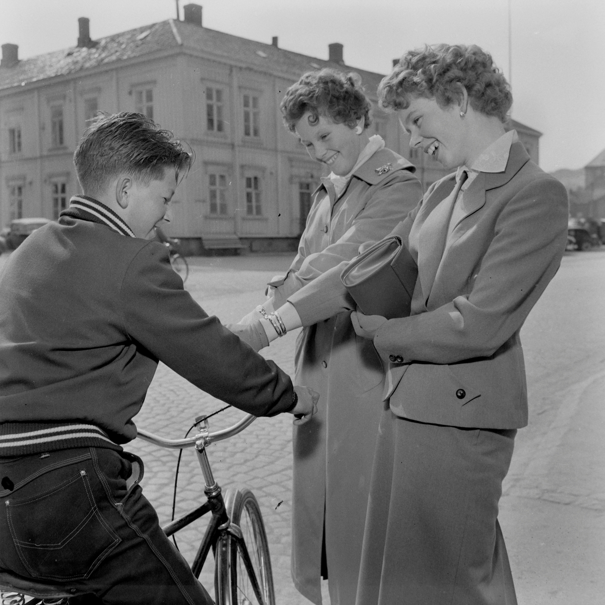Konfirmanter i byen