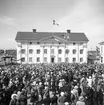 Jubileumsutställningen 1935 invigs av Gustav V.