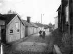 Storgatan mellan Pumpbacksgatan och Backgränd, till vänster kvarteret Vågmannen.