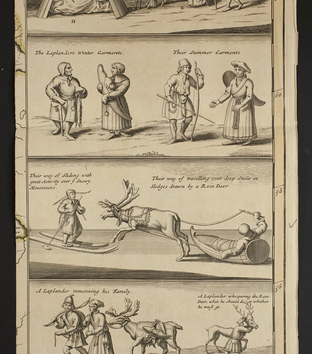 Stick "The Laplanders". En serie scener som visar samiskt liv och traditioner. L.A. 180. Jämför NMA.0103270.