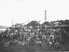 Sågen i Bollstabruk. Gruppfoto av arbetare vid Bollstasågen.