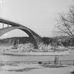 Fartyget Maj Ragne vid Sandöbron