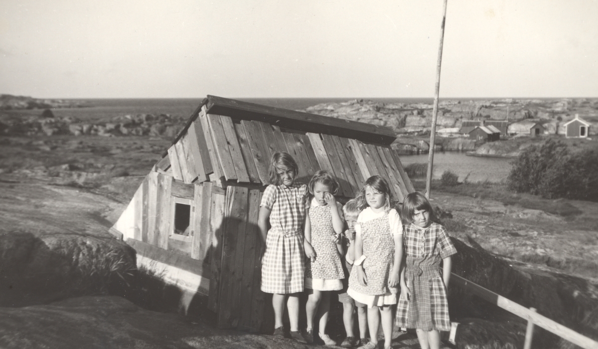 Barnen Lind på Svenska Högarna 1939.