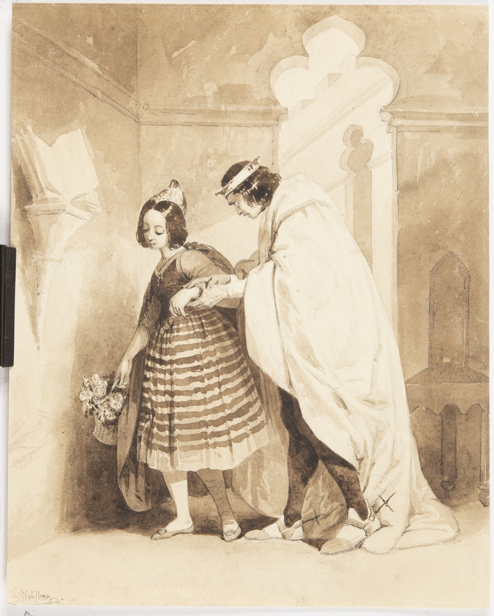 Liten Karin tjänte [Målning]