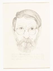 Självporträtt [Teckning]