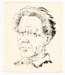 Självporträtt [Teckning]