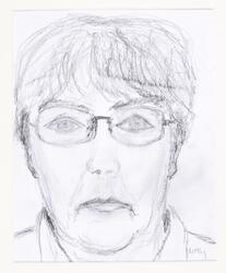 Självporträtt [Teckning]