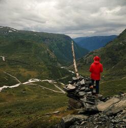 Ved Turtagrø - mot Fortundalen