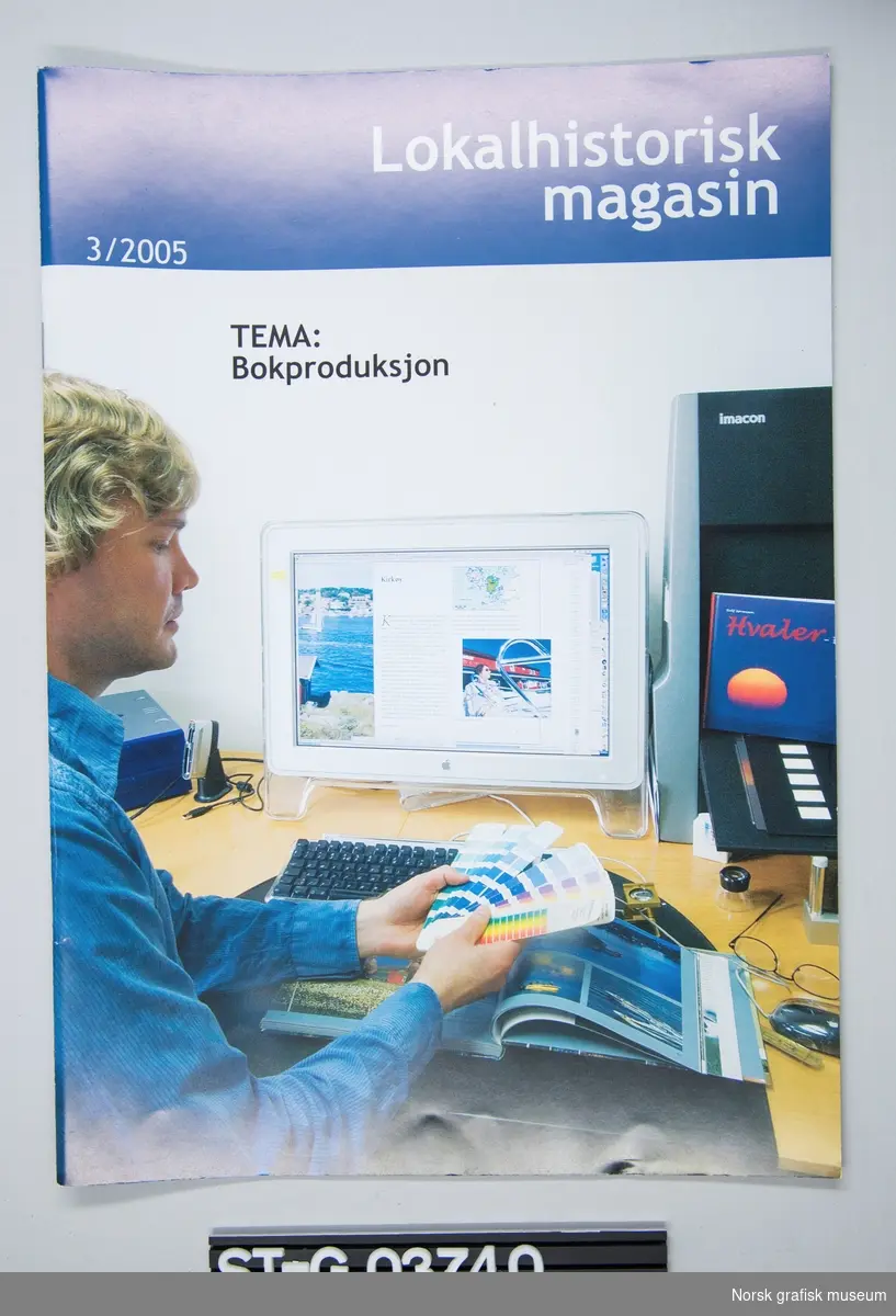 Lokalhistorisk magasin nr 3., 2005. Årgang 16. 32 sider.
Meldingsblad for Landslaget for lokalhistorie og Norsk lokalhistorisk institutt. 

Tema: Bokproduksjon