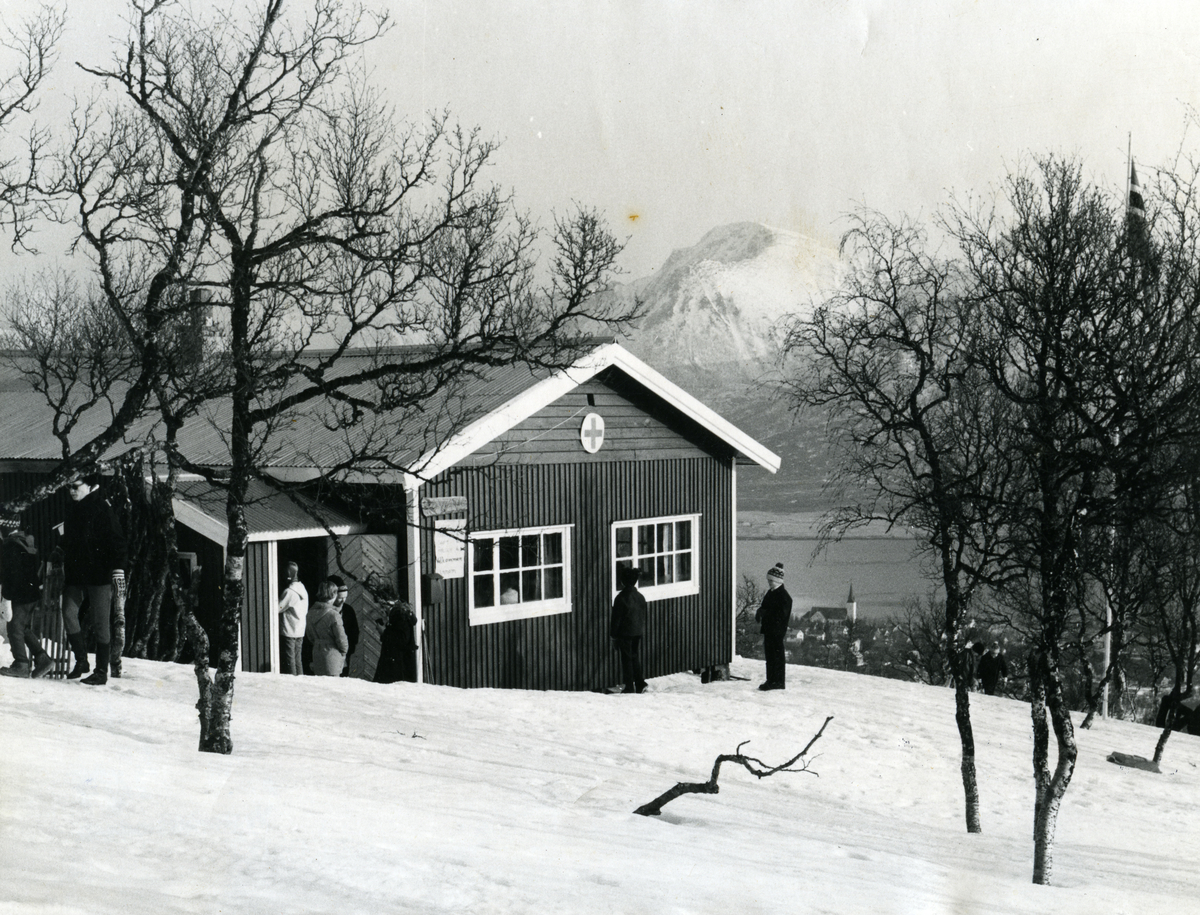 Røde Kors-hytta i Sortlandsmarka, 1970