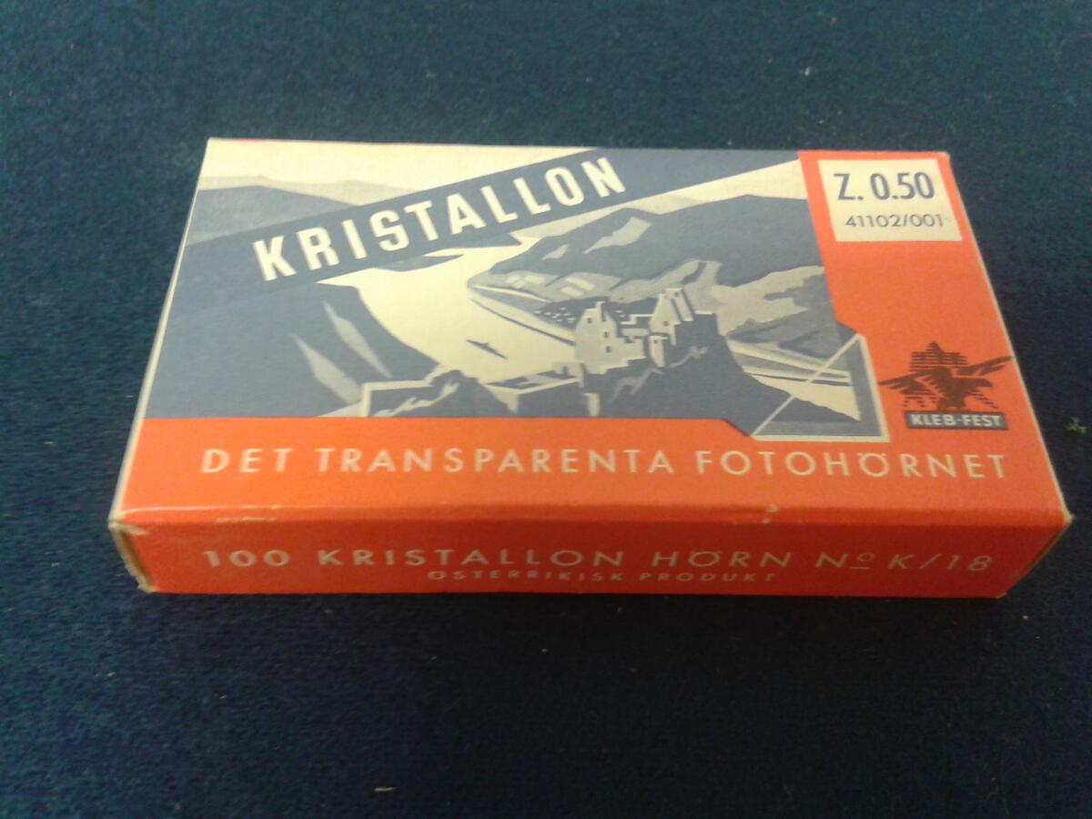 Fotohörn. "Kristallon det transparanta fotohörnet"
