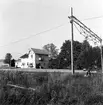 Ramviks Järnvägsstation. Nya stationshuset som ersatte det gamla större. Ramviks station öppnades för trafik den 12 december 1893. Poststation öppnades samtidigt och den sköttes av järnvägens personal. Den förste stationsmästaren hette Axel Emil Theodor von Roxendorff.