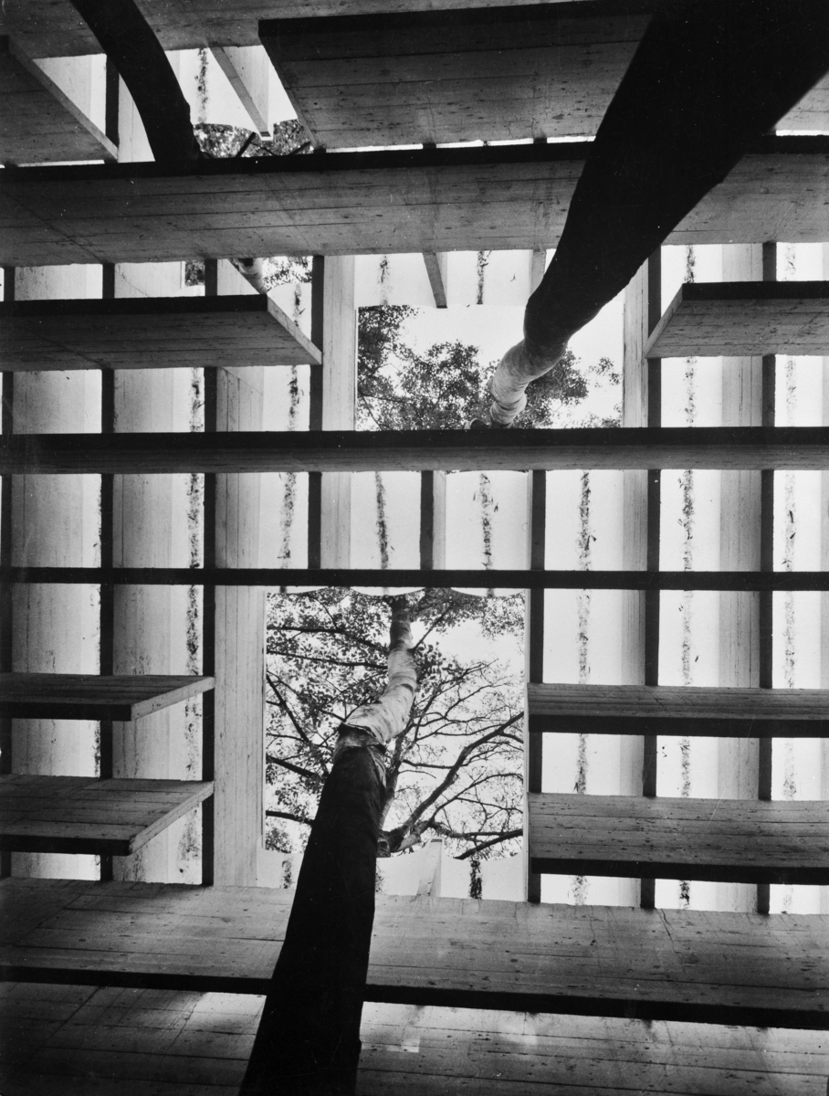 Arkitekturfoto av Venezia-paviljongen, tegnet av Sverre Fehn. *** Local Caption *** Fehn, Sverre, arkitekt (1924-2009)