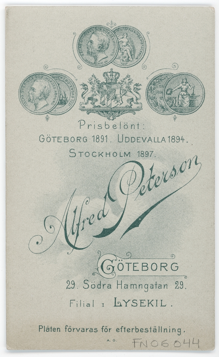 Kabinettsfotografi - man