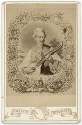 Kabinettsfotografi - Per Kraffts porträtt av Carl Michael Be