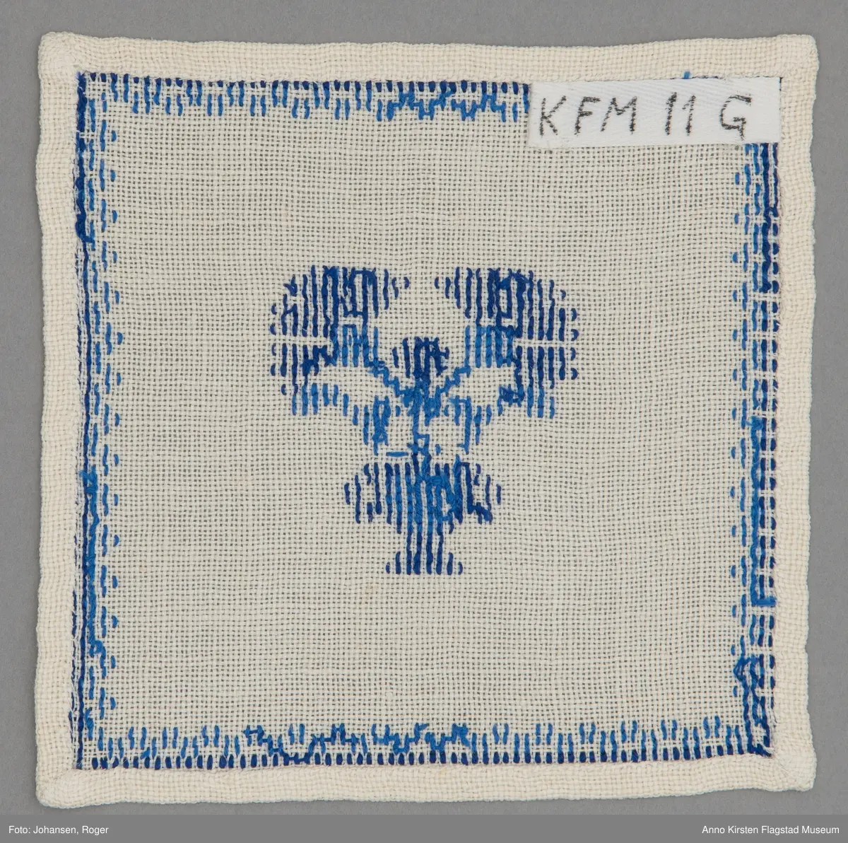 Blomstervase og border. 