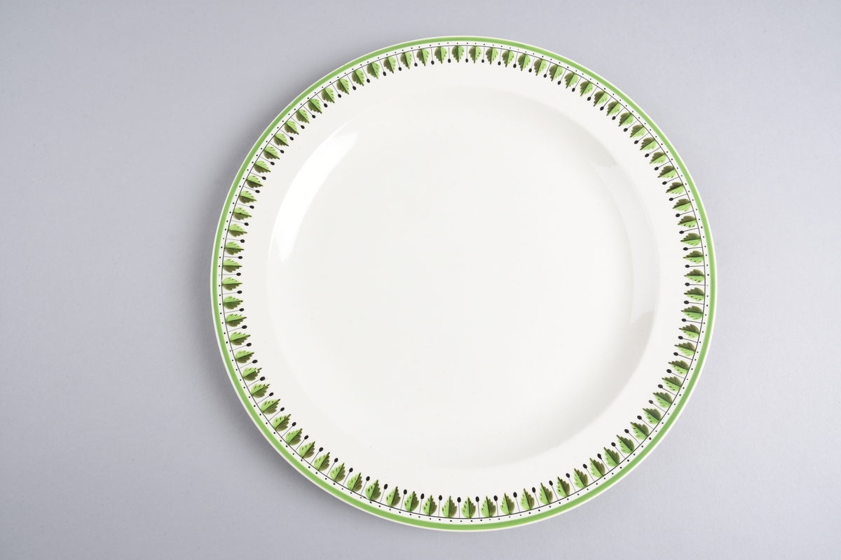 Bord av stiliserte blader