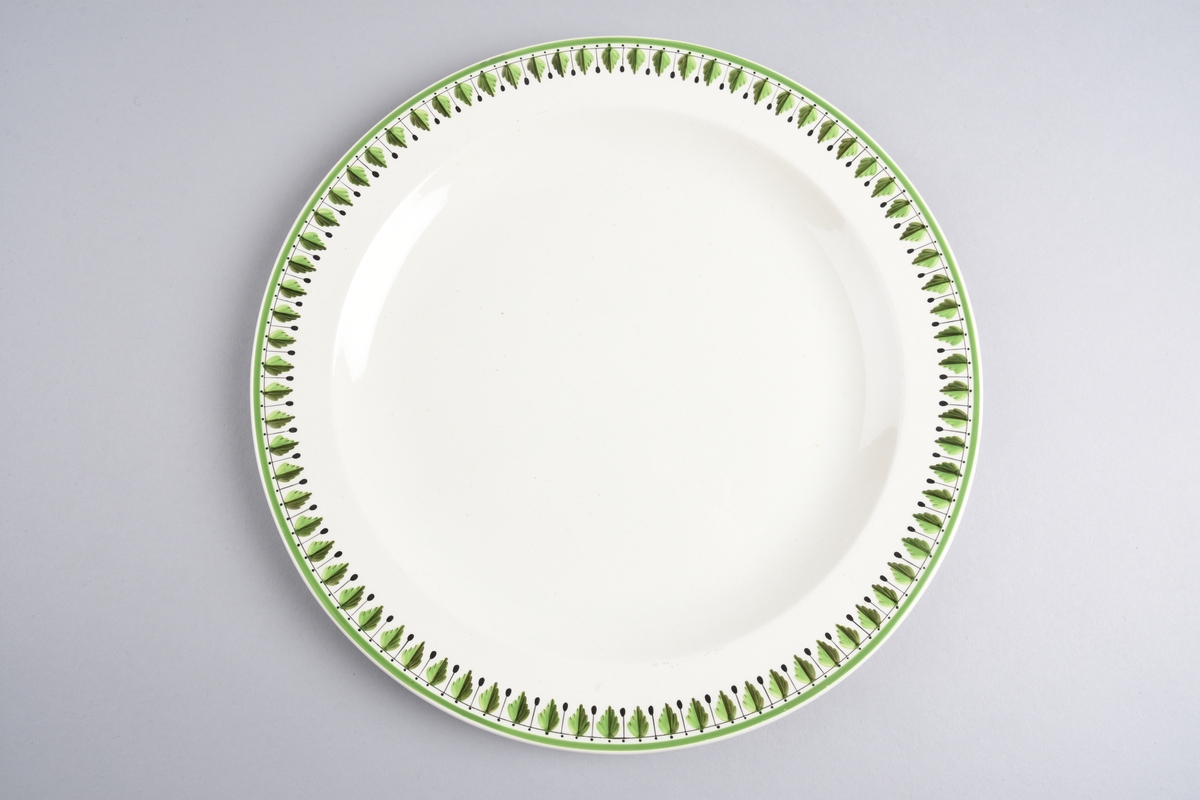 Bord av stiliserte blader