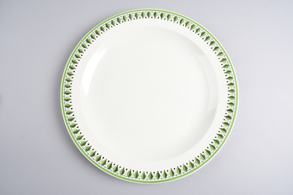 Bord av stiliserte blader