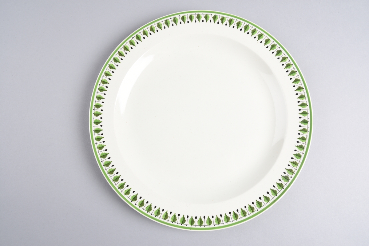 Bord av stiliserte blader