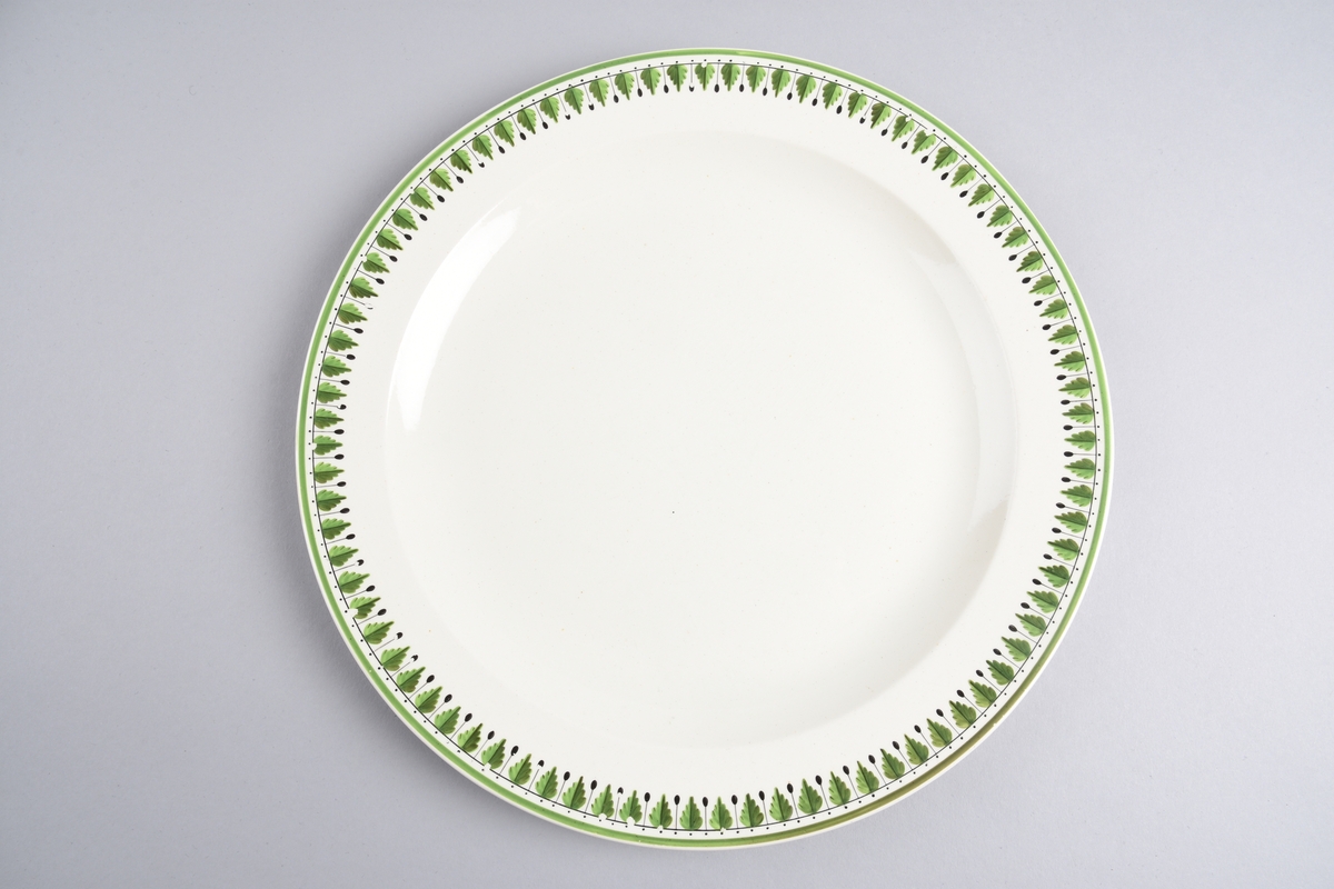 Bord av stiliserte blader