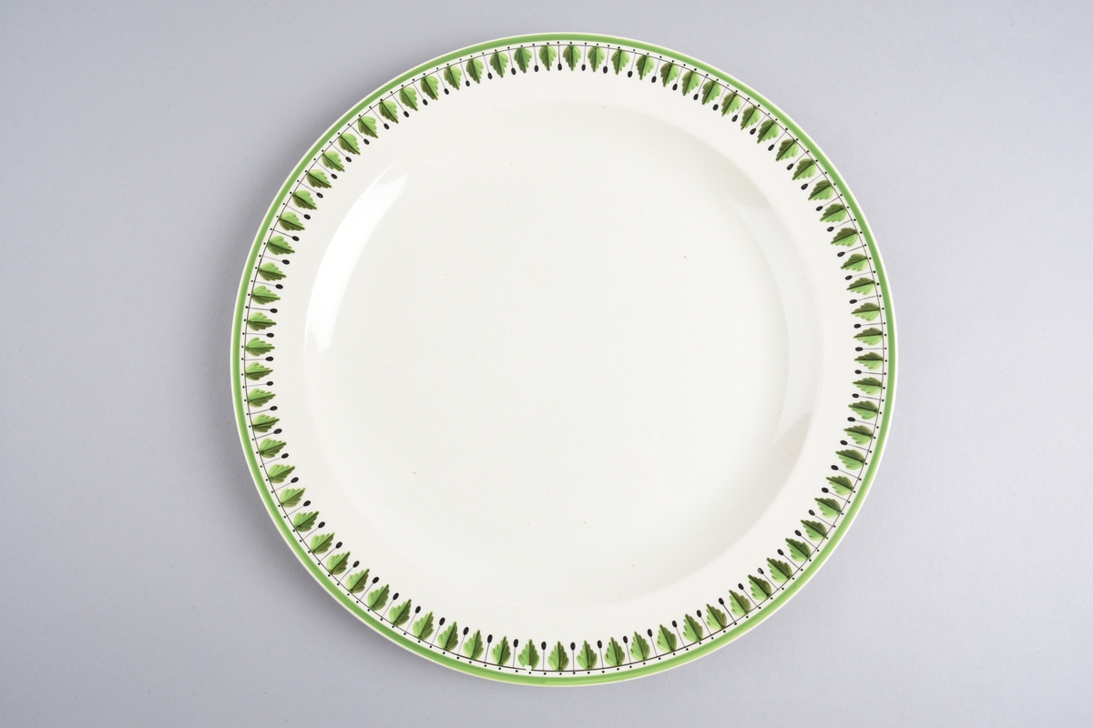 Bord av stiliserte blader