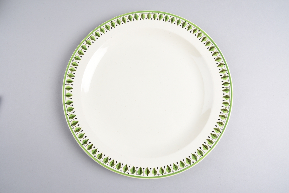 Bord av stiliserte blader