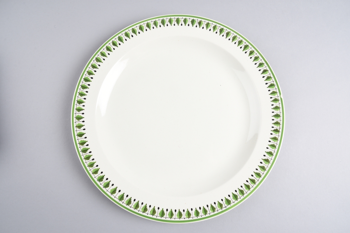 Bord av stiliserte blader