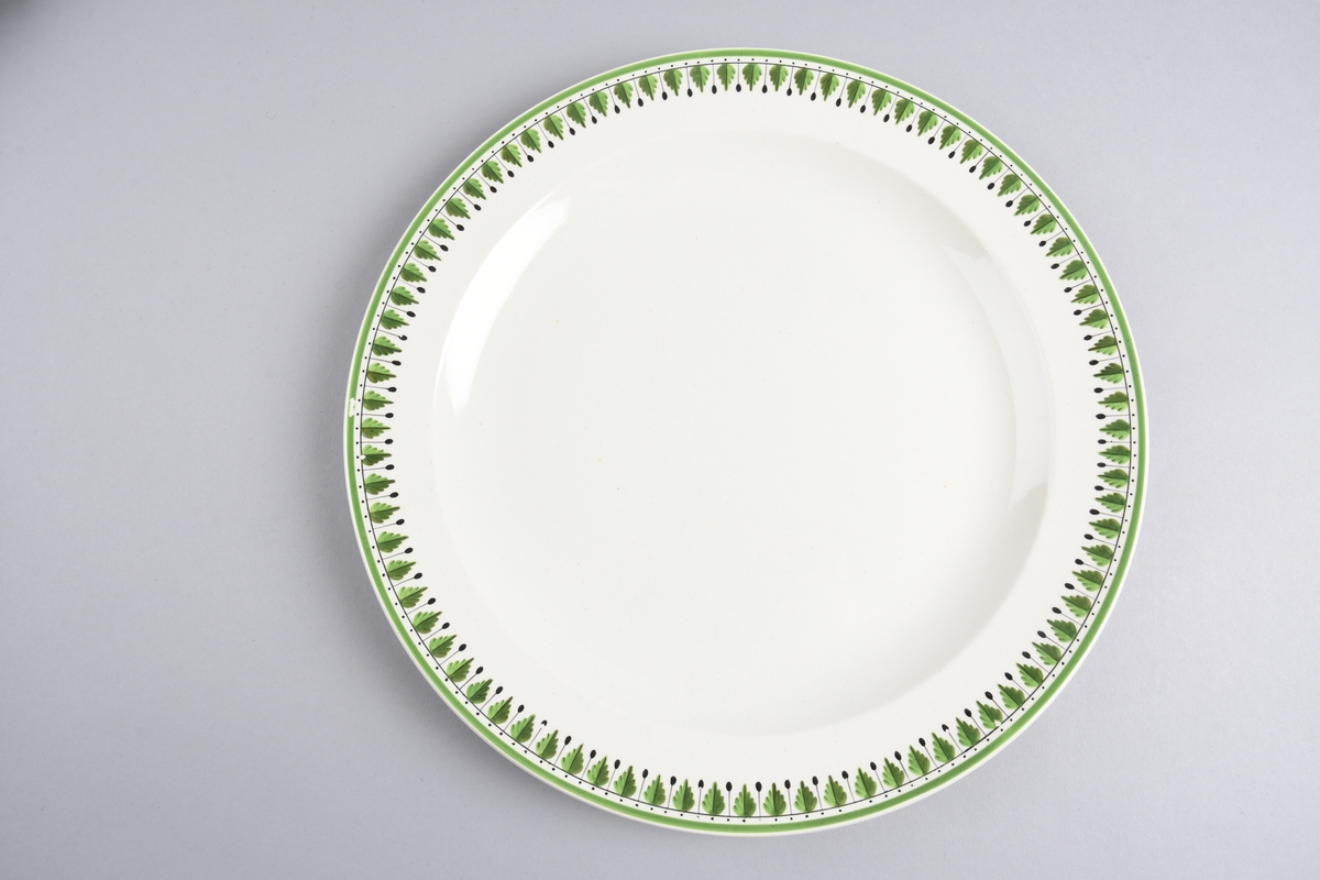 Bord av stiliserte blader