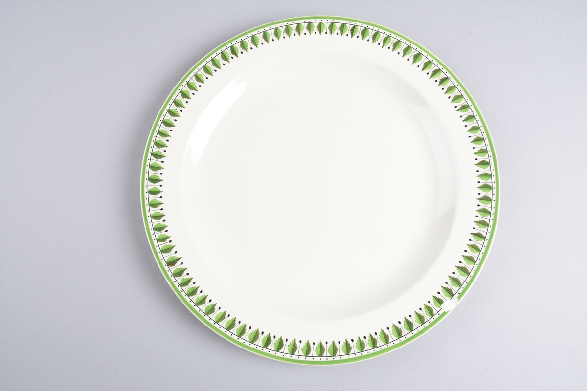 Bord av stiliserte blader