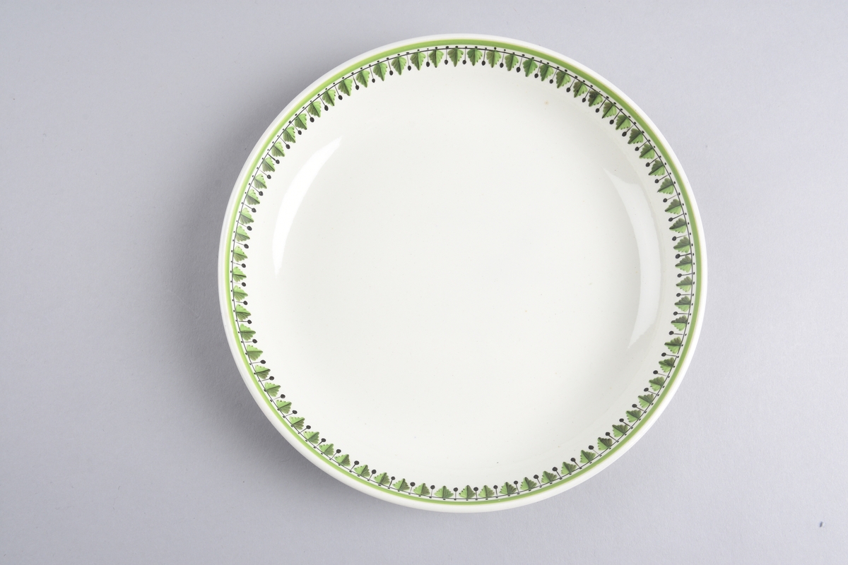 Bord av stiliserte blader