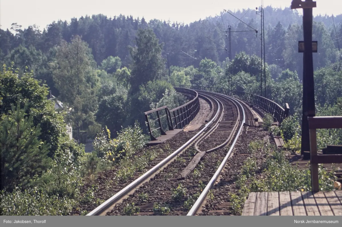 Hølen viadukt på Østfoldbanen