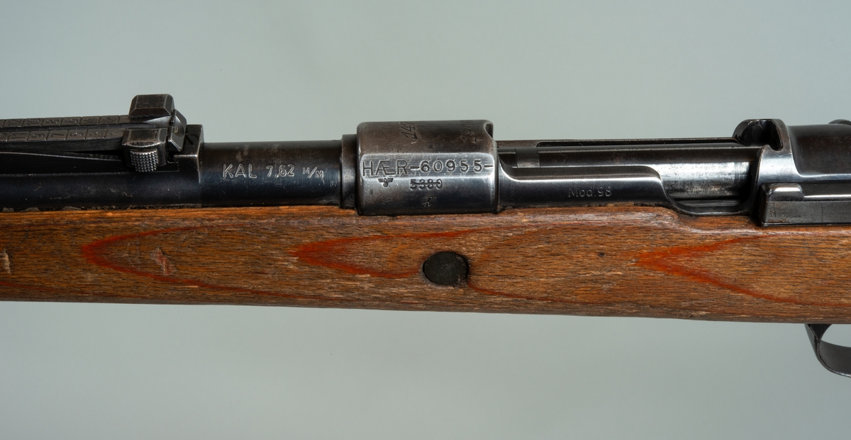 HV-Mauser. HÆR-60955. Kal 7,62. Mod 98. 147, 1940.