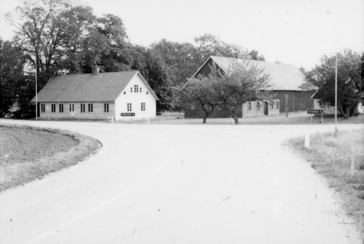 Laholm. Hasslövs sn. Den blivande hembygdsgården under restaurering.