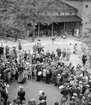 En orkester musicerar, Västerås Folkets Park.