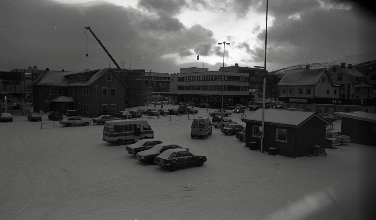 Torget på Sortland, februar 1992