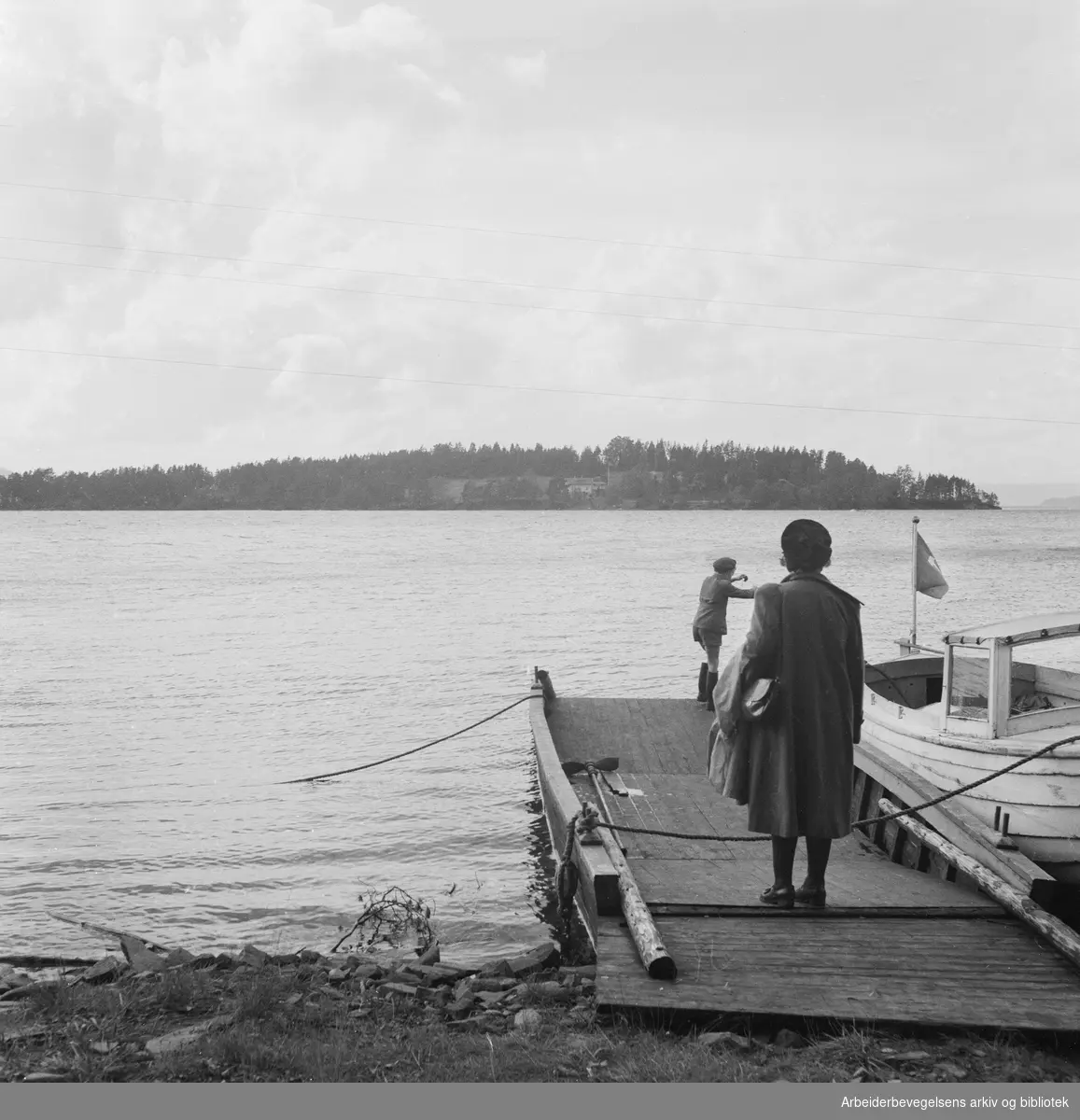 Utøya. Udatert. 1950-tallet.