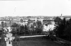 Panoramabild, vy över Nattviken från Gådeåstaden.