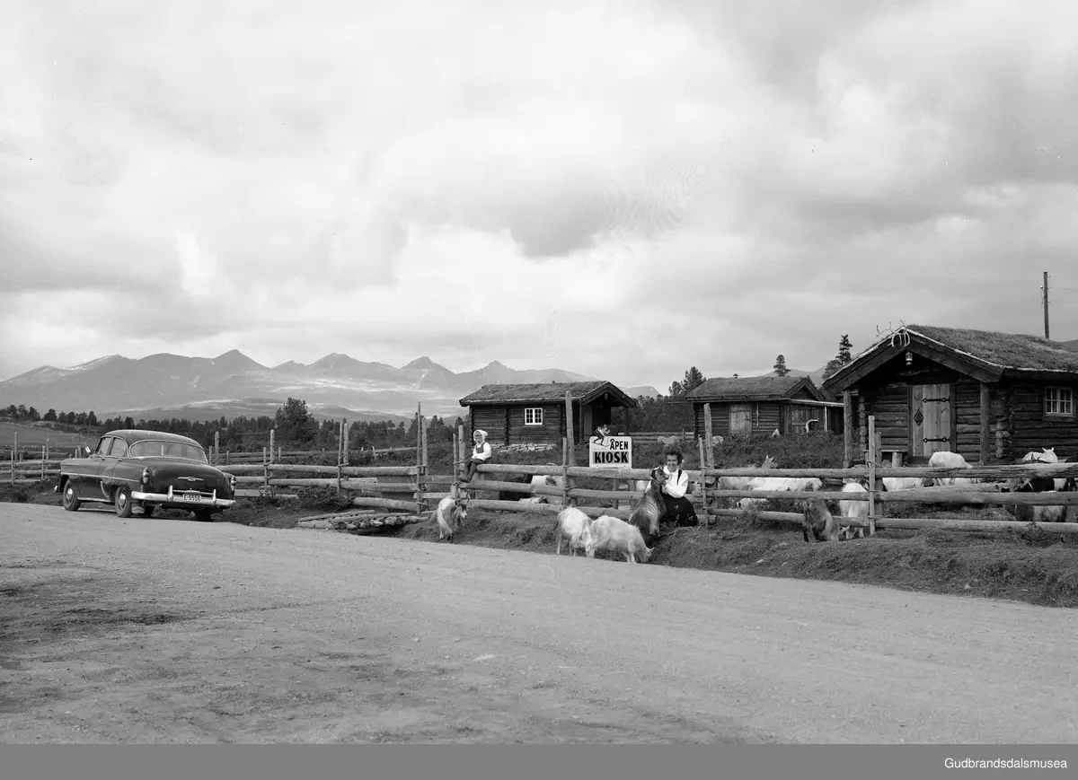 Eksteriør av kiosk