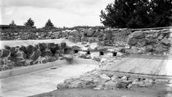 Paul Bobergs foton av Kronobergs slottsruin år 1934-1938