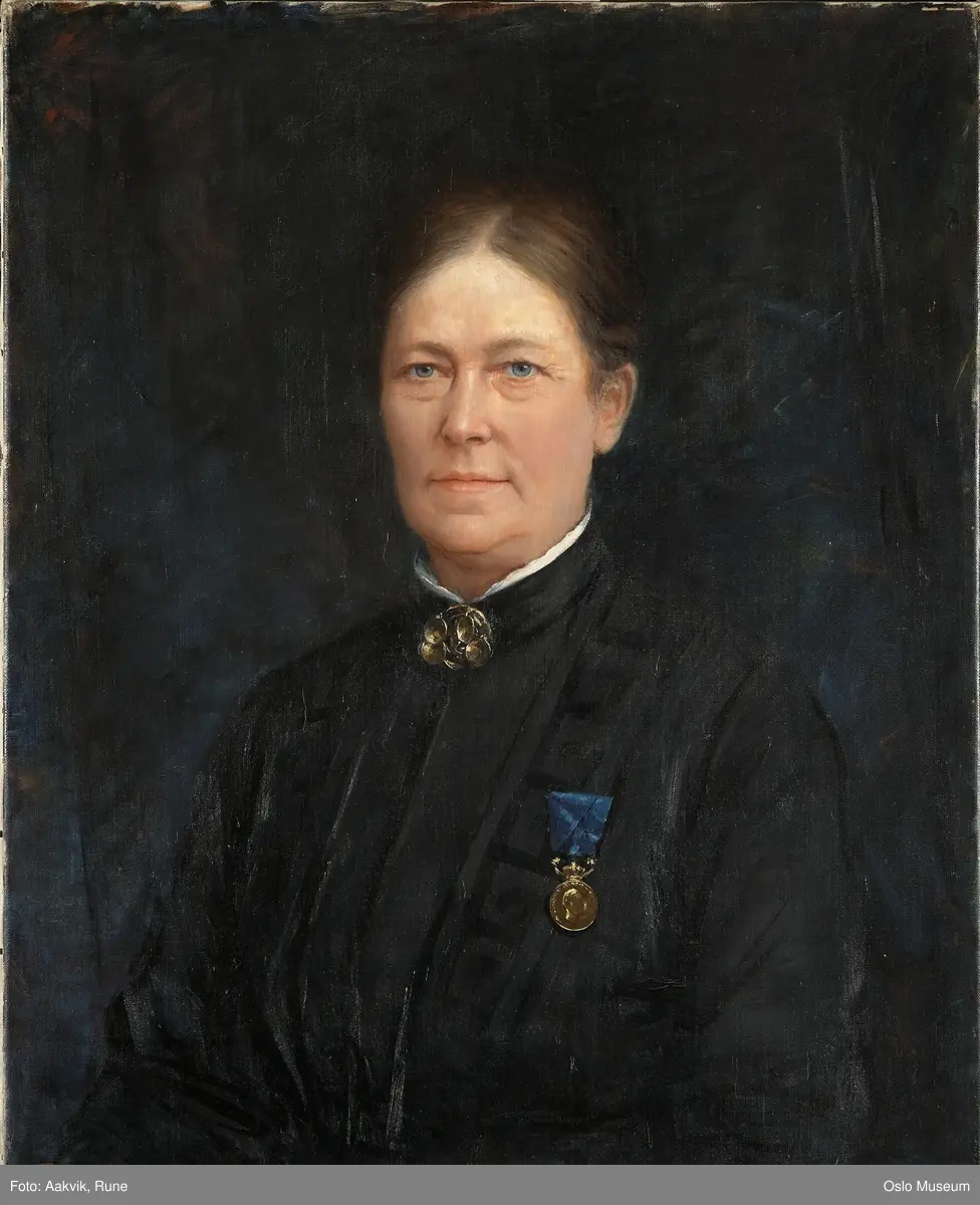 Portrett av Laura Gundersen [oljemaleri]