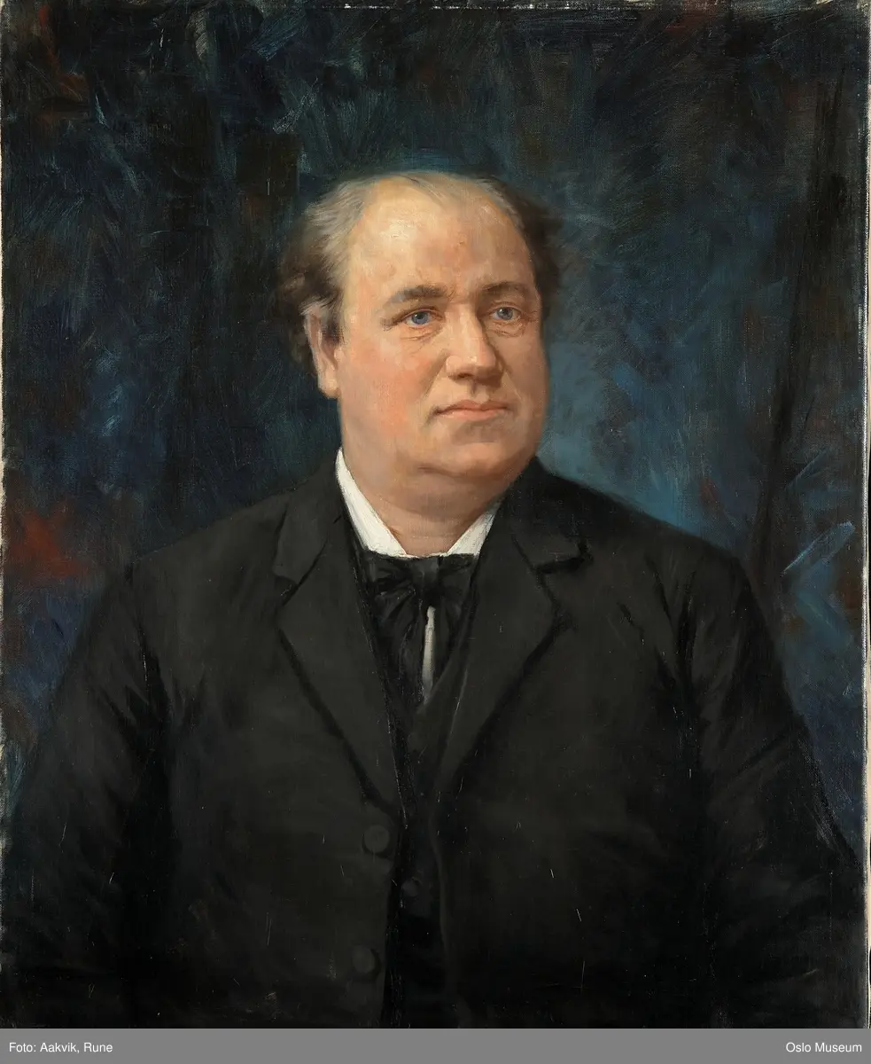 Portrett av Sigvald Gundersen [oljemaleri]