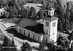 Hässjö kyrka. Vykort