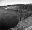 Ångermanälven, östra stranden nedströms, Junsele.