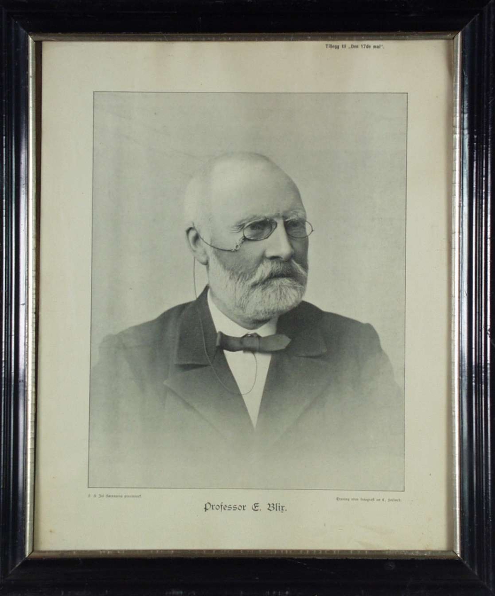 Portrett av Professor E. Blix.