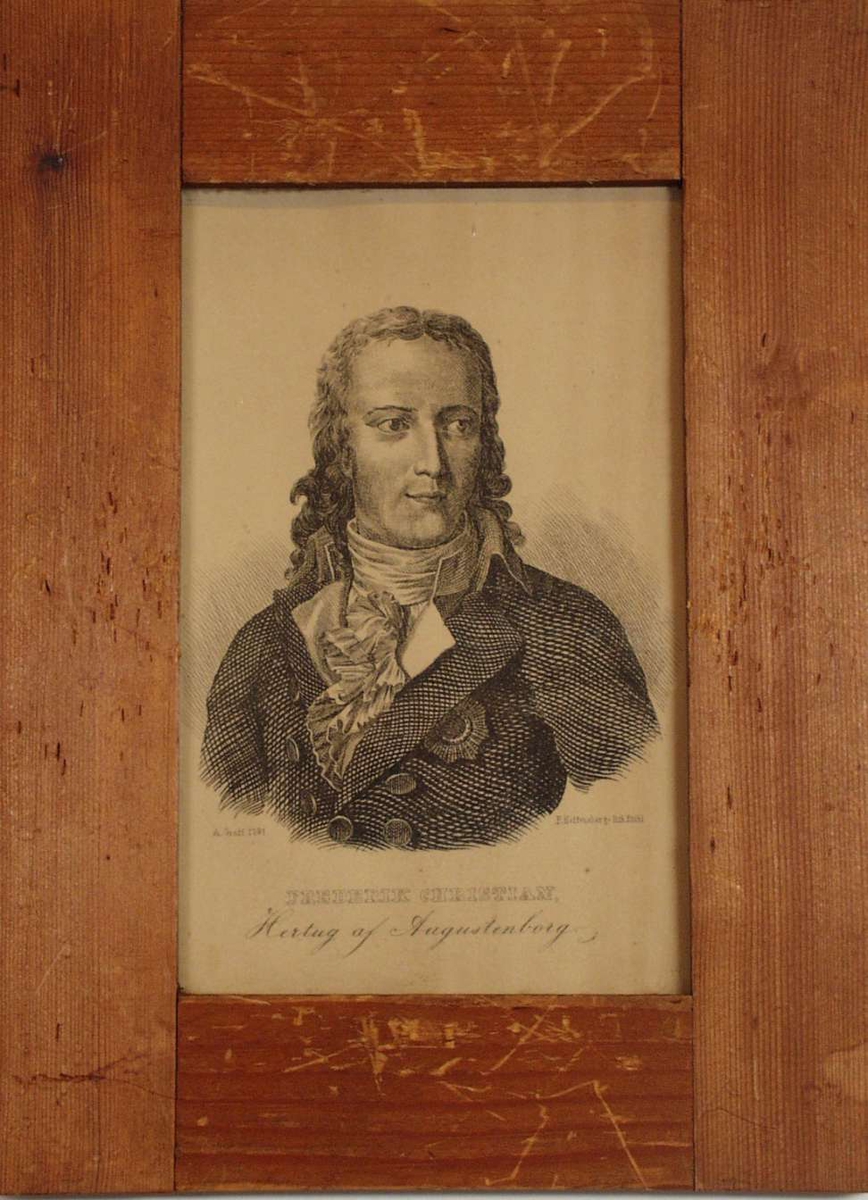 Portrett av Hertug av Augustenborg, Frederik Christian.