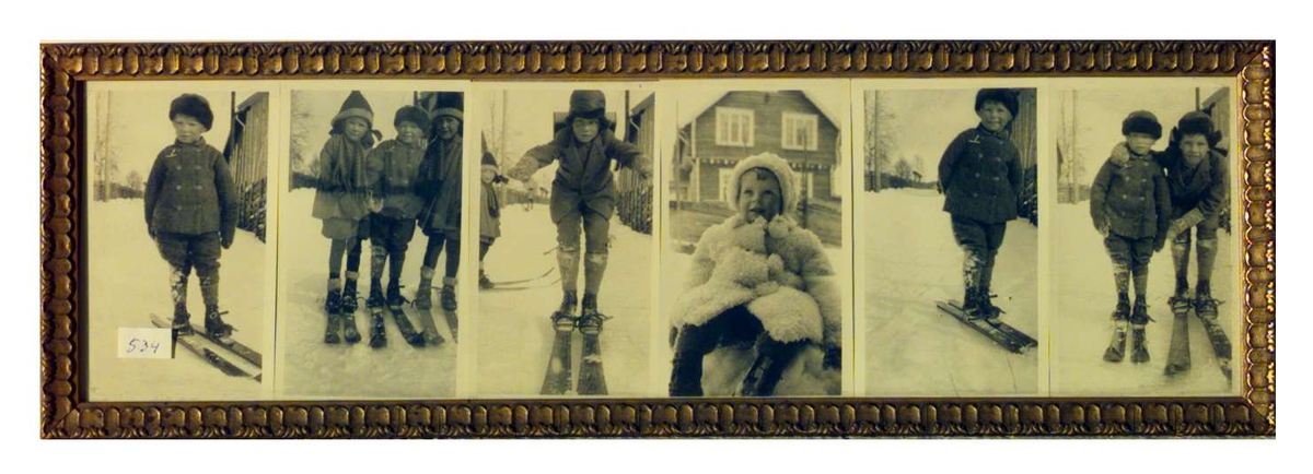 1)Hans Benedict Undset Svarstad ca. 5 år. 2)Hans Benedict sammen med sine kusiner Charlotte og Sigrid.Thomas 3)Anders Castus Svarstad på ski. 4)Signe Thomas, kusine av Anders og Hans. 5) Hans Benedict 6) Anders Castus og Hans Benedict