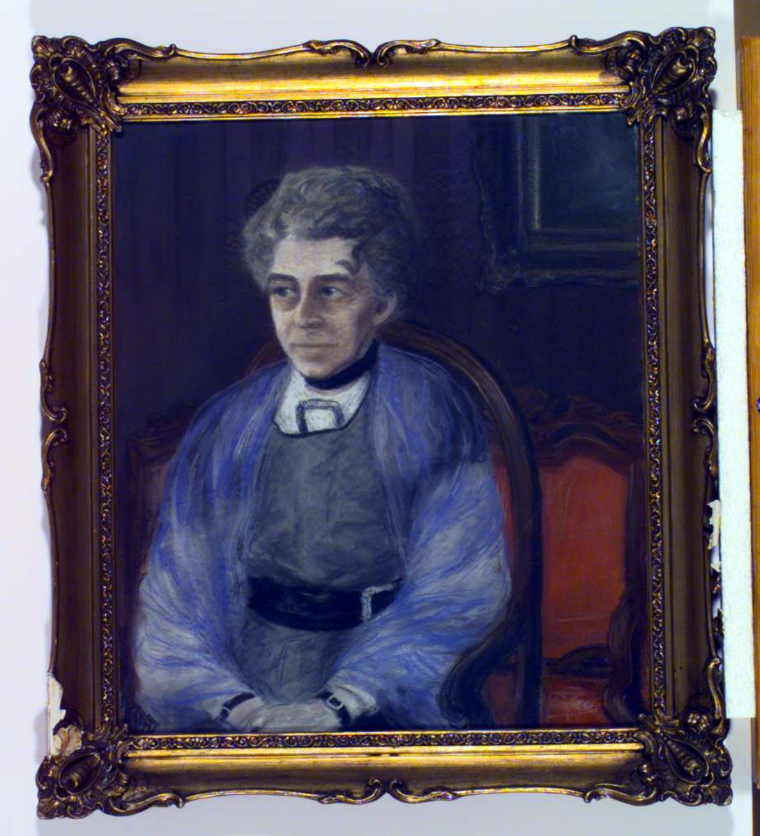 Portrett av Charlotte Undset f. Gyth, Sigrid Undsets mor.